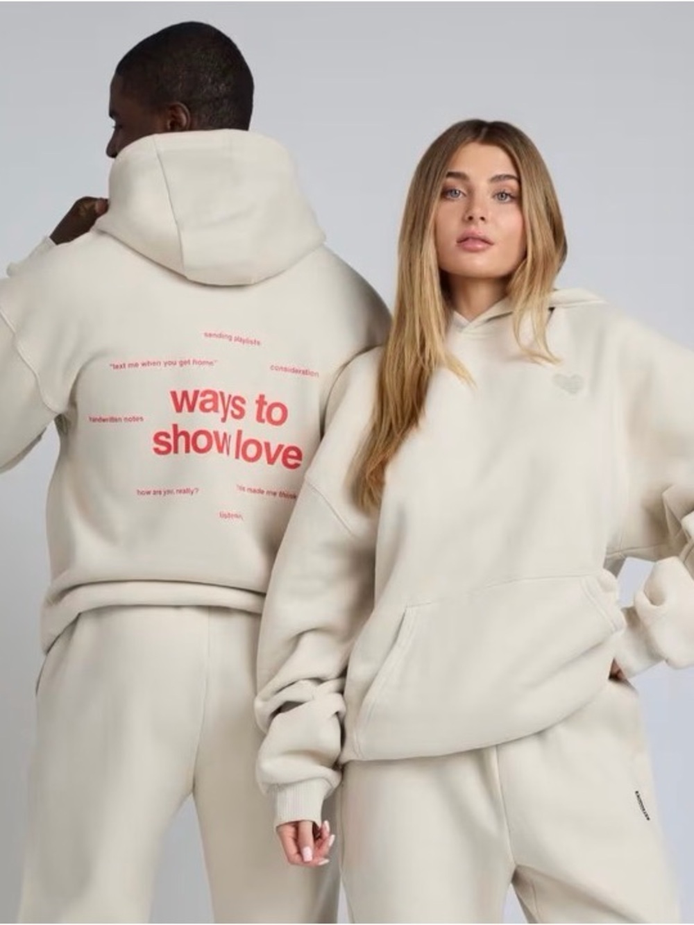NEW - Oversized COMFRT Love hoodie SIZE small
